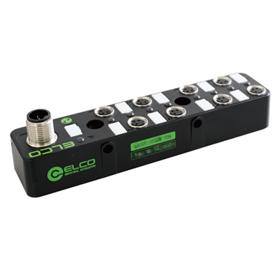 LKHA-0800N-M8 ELCO IO-LINK SENSOR HUB, CLASS-A, M12 A-CODE 4PIN IO-LINK CONN., 8XM8 3PIN, 8 DI, NPN, IP67